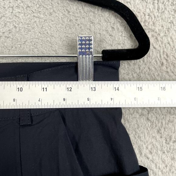 Studio Nicholson Sparke Pants Womens 0 / US 4 Blue Wide Leg Ankle Pleated - Picture 9 of 11